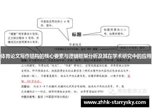 体育论文写作结构的核心要素与逻辑框架分析及其在学术研究中的应用